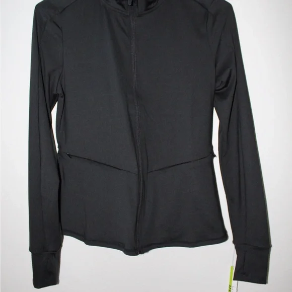 Nicole Miller Workout Sport Jacket Black New With Tags - Picture 9 of 13